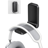 Sticky Mount, Headphone Hook Stand, Clip Hanger - Black Adhesive Desk, HyperX, for Lamicall Headset 