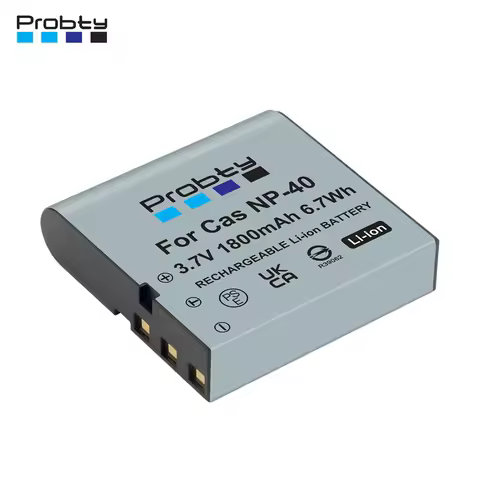 1 Pc NP-40 Battery For Casio NP-40 Exilim EX-Z600, EX-Z750, EX-Z1000, EX-Z1050, EX-Z1080, EX-Z1200 A