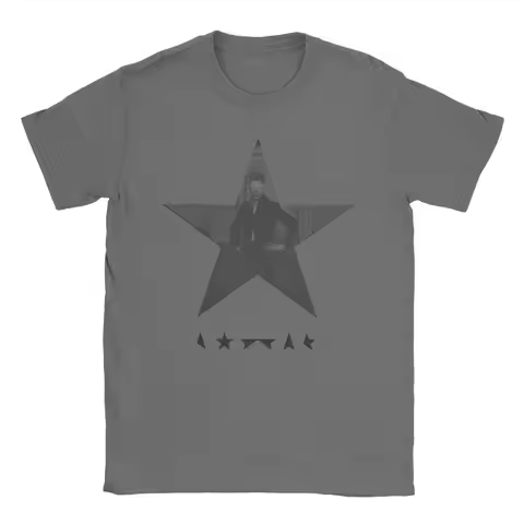 Blackstar Rock Album T Shirt Men Women's Cotton Novelty T-Shirts Round Neck Davids Bowies Tee Shirt 