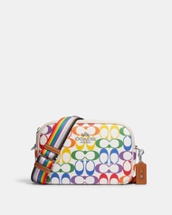 Coach handbag,  bag, 手袋，斜揹袋， crossbody,  camera bag, 相機袋， 彩虹， rainbow, c logo, 粗帶