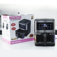Air Fryer Smart Foreign Trade Export Electric Fryer Air Fryer 10L10L Touch Screen Smart Electric Ove