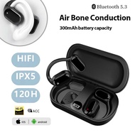 XG33 Air Bone Conduction Bluetooth 5.3 Headphones Wireless Earphones LED Earbuds Sports Headset with Mic