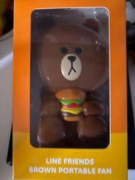 Line friends Brown portable fan 熊大風扇