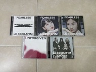 lesserafim 日專 淨專 初回 限定盤 通常盤 單封 pureflow fearless antifragile unforgiven easy crazy hot spagetti chae