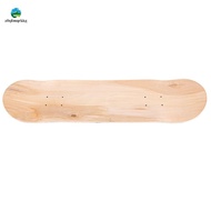 8Inch 8-Layer Maple Blank Double Concave Skateboards Natural Skate Deck Board Skateboards Deck Wood 