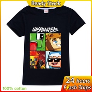 100% Cotton 2020 Summer Socute UNSPEAKABLE Short Sleeve Boys Girls T Shirt Tops HRX1