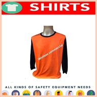 ▧ ✧ ✆ DPWH long sleeves neon orange and navy blue combination