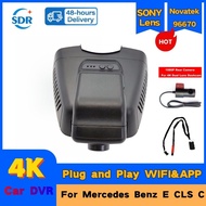 4K 2160P Plug And Play Car WIFI DVR Dash Cam For Mercedes Benz E CLS C 180 220 280 E220 E220d E250 W