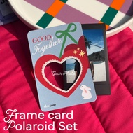 พร้อมส่ง Frame Card + Polaroid Good Together Set