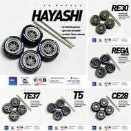 CM Wheels | Real Rider Wheels Tayar Getah Hotwheels Tomica TE37 CE28 RE30 Watanabe Offset Hayashi Re