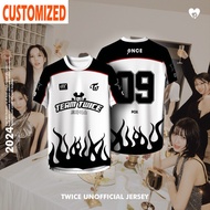 2026 New TWICE KAOS TWICE Jerseys Retro Jersey Custom Name Baju Lelaki Viral Children's Breathable S