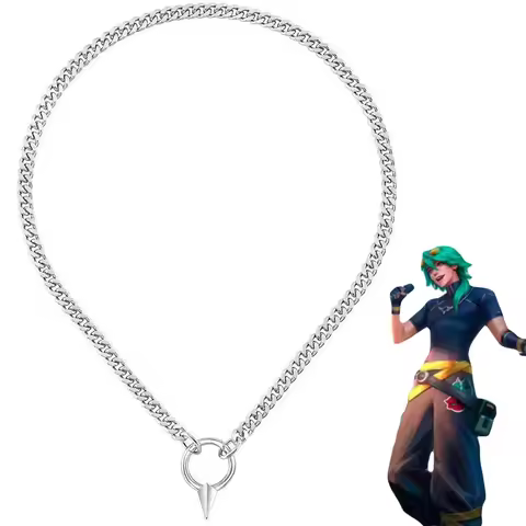Game Heartsteel Cosplay Necklace Ezreal Unisex Pendant Choker Jewelry Accessories Gifts Halloween Co