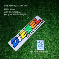 Sticker diesel performance reflection car sticker mirror sticker body sticker