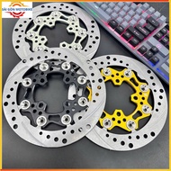 NVM 4-hole front brake disc (Model K6) size 220mm Mounted on motorbikes with common 4-hole wheels