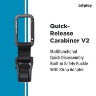 Bitplay Quick-Release Carabiner V2/V1 With Built-in Safety Buckle For Card Holder/Backpack/Phone Cas