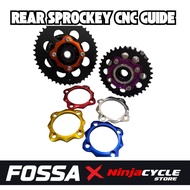 FOSSA SPROCKET GUIDE CNC LC135 [4lubang]