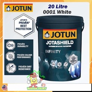 20L ( WHITE 0001 ) JOTUN Jotashield Infinity | Exterior ( Free Roller SET 7" )
