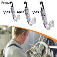 [AbabixaMY] 6 Pieces Cable Support J Hooks Cable Management Hooks Practical Galvanized Steel Heavy D