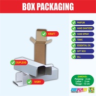 2x2x12 cm Dus Box Packaging Kotak Parfum Botol Spray Roll On 5 - 10 ml