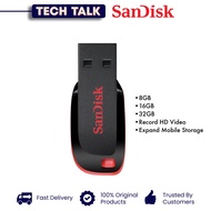 SanDisk Cruzer Blade CZ50 USB Flash Drive ( 8GB / 16GB / 32GB / 64GB / 128GB ) Pendrive Sandisk