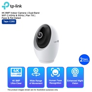 TP-Link Tapo C260 4K 8MP Indoor Camera | Dual-Band WiFi 2.4GHz & 5GHz | Pan Tilt | Face & Pet Detect