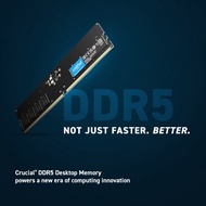 Crucial Desktop RAM 4800Mhz / 5600Mhz UDIMM DDR5 RAM Memory (8GB/16GB/32GB)