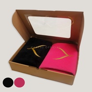 Faryuz - Paket Sajadah Couple Polos Premium Sejadah Wanita Velboa Tipis Alas Kulit