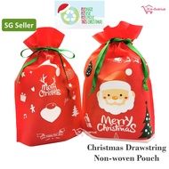 Christmas Drawstring Gift Bag Pouch for Christmas Gift