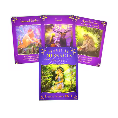 Magical Messages From the Fairies Oracle Cards 44 Cards Fate Divination Tarot Card