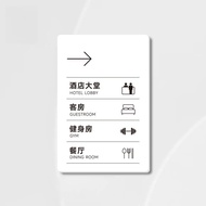 Custom Acrylic Floor Directory Sign, Hotel Elevator Lobby Guide Sign, Office Building Directional Wa