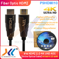 ส่งฟรี มีปลายทาง XLL HDMI Fiber Cable 2.0 AOC CABLE Support 4K ความยาว 10 เมตร 20 เมตร 30 เมตร 50 เม