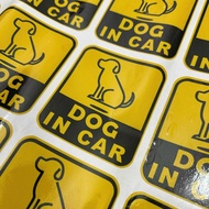Funny and unique DOG IN CAR CAR sticker