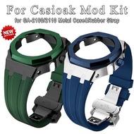 Gen5 Modification Kit for Casioak GA-2100 GA-2110 Metal Stainless Steel Case Bezel Rubber Strap for 