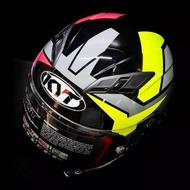 HELM KYT FALCON FR RAID FUXIA PAKET GANTENG