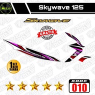 Decal Sticker Striping Variasi Suzuki SKYWAVE 125 2007-2011 / SKYWAVE NR | Decal Skywave | Striping