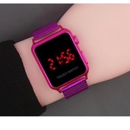 TJS JAM TANGAN  RUBBER TOUCH SCREEN IMPOR LCD LED DIGITAL PRIA WANITA AP022