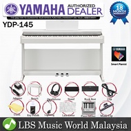 Yamaha YDP-145 Arius 88 Keys Digital Piano Complete Package - White (YDP145 YDP 145)