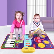 Drum Music Blanket Touch Piano Mat Jazz Drum Piano Floor Mat Children Educational Toys