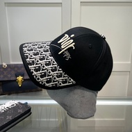 BALENCIAGA777 Black White Classic BB Pattern Fashion Baseball Cap 3254