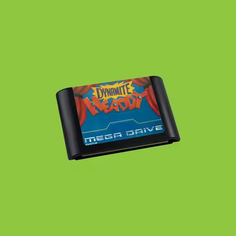 Link 17 Dynamite Headdy EUR Version Game for SEGA Mega Drive Genesis 16 bit Game Cartridge Box Manua