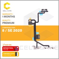 Power On Off Ribbon Flex Cable with Mute Switch Compatible For IP 8 / SE 2020