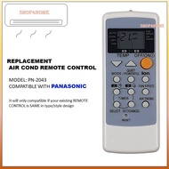 Replacement For Panasonic Inverter Air Cond Aircond Air Conditioner Remote Control (PN-2043)