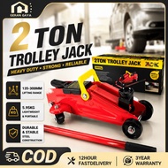 2Ton Floor Jack & 2.5Ton Jack Stand Set, Adjustable Height