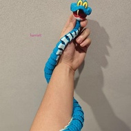 HARRIETT Articulated Poseable Snake, 3D Printed Zootropolis Blue Snake, Cartoon Snake Gary Snake Sta