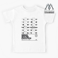 Nissan Skyline History Kids T-Shirt - Unisex #617