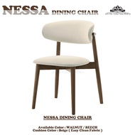 EASY CLEAN /PET FRIENDLY [JFW NESSA DINING CHAIR]  KERUSI MEJA MAKAN / KERUSI MAKAN /  KERUSI CAFE
