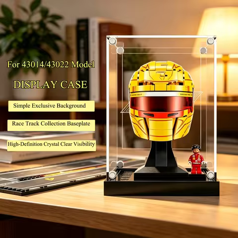 Clear Acrylic Display Case for lego 43024/43022/43014/43023/43017,Dustproof Transparent Display Box 