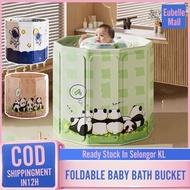 Foldable Baby Bath Bucket Household Child Swimming Pool No Install Kids Shower Barrel Portable Newbo