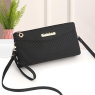 LVL.10Jn22х | WOMEN'S 2 SLETING PARTY SELEMPANG BAG BLACK IMPORTED LEATHER VALLEY TA092B5 KOREA ABG 