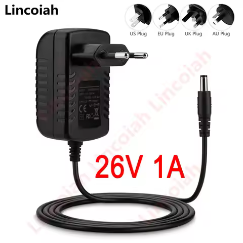 AC 100-240V to DC 26V 1A 1000ma 26W power adapter charger power supply 26 V Volt for yunmai Fascia G